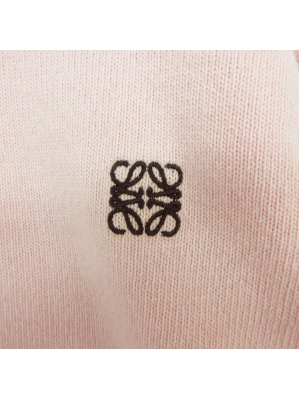 Loewe Knit Wool Anagram Logo Embroidery Crew Neck Sweater Pullover Top Long - Picture 3 of 10